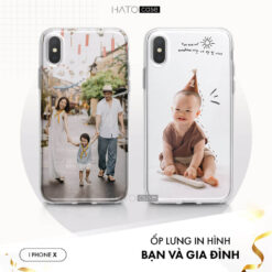 In Ốp Lưng Điện Thoại iPhone X Theo Yêu Cầu