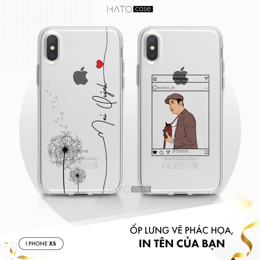 In Ốp Lưng Điện Thoại iPhone Xs Theo Yêu Cầu