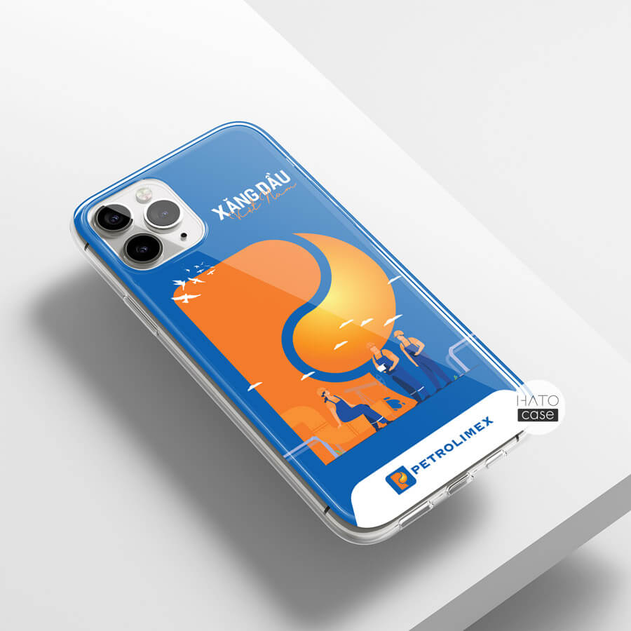 in logo công ty lên case điện thoại