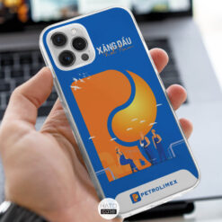 in logo công ty lên case điện thoại