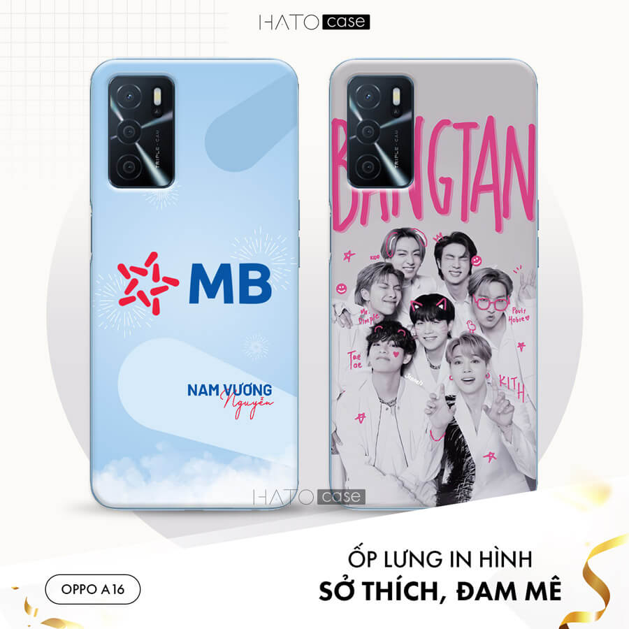 In Ốp Lưng Điện Thoại OPPO A16 Theo Yêu Cầu