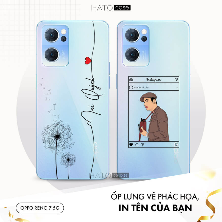 In Ốp Lưng Điện Thoại Oppo Reno 7 Theo Yêu Cầu
