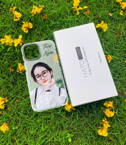 ốp lưng điện thoại in hình vẽ chân dung