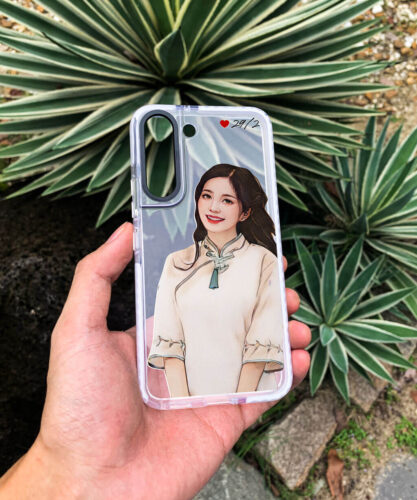 ốp lưng điện thoại in hình vẽ chân dung