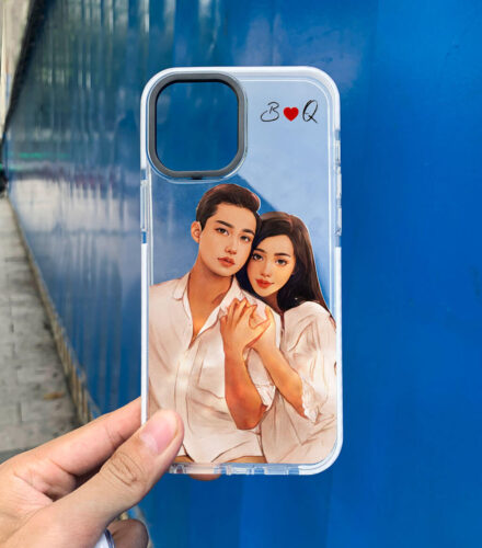 ốp lưng điện thoại in hình vẽ chân dung