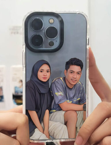 Casing Telefon Lukisan Potret photo review