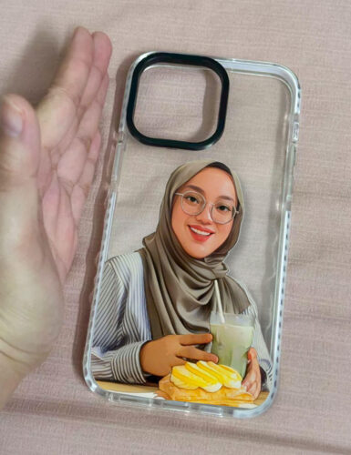 Casing Telefon Lukisan Potret photo review