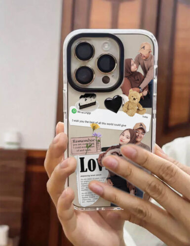 Click to view full screen Casing Telefon Pelekat Pasangan photo review
