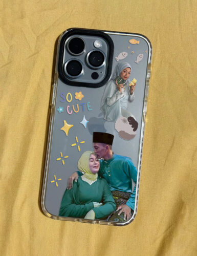 Click to view full screen Casing Telefon Pelekat Pasangan photo review