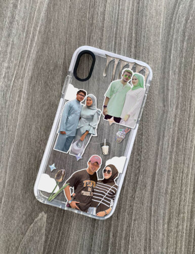 Click to view full screen Casing Telefon Pelekat Pasangan photo review