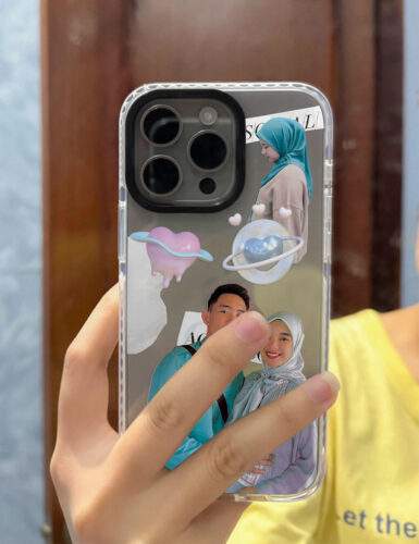 Click to view full screen Casing Telefon Pelekat Pasangan photo review