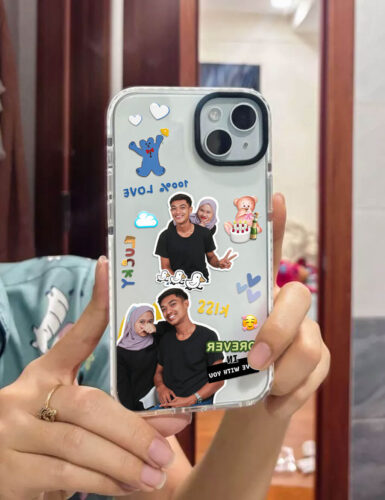 Click to view full screen Casing Telefon Pelekat Pasangan photo review